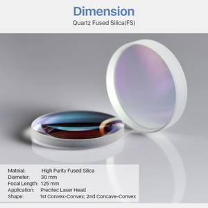 Độ chính xác cao quang học khum ống kính cho sợi Laser tập trung collimating ống kính - Product Image 2