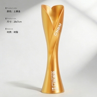 Trophée de membre d'exception personnalisable en cristal gravé, multi-styles, haut de gamme, écologique, pour réunion annuelle - Vente en gros de haute qualité