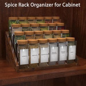 Giá để đồ bằng gỗ cho tủ, sản phẩm bán chạy, giá đỡ trưng bày bằng gỗ, được sử dụng rộng rãi cho nhà bếp, kệ để đồ bằng gỗ - Product Image 6