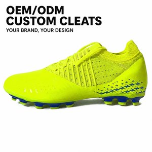 Botas <span class=keywords><strong>de</strong></span> Fútbol Profesionales FG <span class=keywords><strong>de</strong></span> Fábrica, Exterior Tejido, Suela <span class=keywords><strong>de</strong></span> TPU Resistente, para Terreno Firme, para Hombre, Primavera, Verano, Otoño, Invierno - Product Image 1
