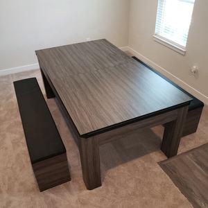 Nouvelle table de billard de table de billard de 7 pieds de mode avec le dessus de ping-pong dinant pour le divertissement faminly - Product Image 4