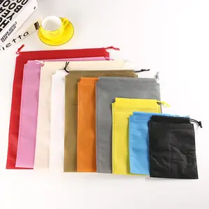 Wholesale Custom Multiple Colors Non Woven Dust-Proof Drawstring Bag For Clothing And Shoes