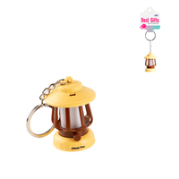 Mini lanterne vintage à couleurs changeantes, veilleuse, porte-clés lumineux décoratif, pendentif pour sac à dos, 1 pièce, breloques mignonnes pour porte-clés