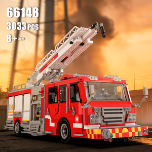 Zhuanyue 66148 Camión de Bomberos de Bloques de Construcción, Juguete Educativo para Niños de 8 a 13 Años, Compatible con la Serie City - Product Image 5