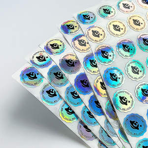 Miễn phí Mẫu đầy màu sắc sáng bóng kim loại Sticker <span class=keywords><strong>Holographic</strong></span> Sticker die-cut Vinyl Sticker - Product Image 5