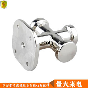 Bouée marine en acier inoxydable massif de 63 mm, à une seule croix, pour yachts, bateaux de pêche, état neuf, accessoires de bateau - Product Image 4