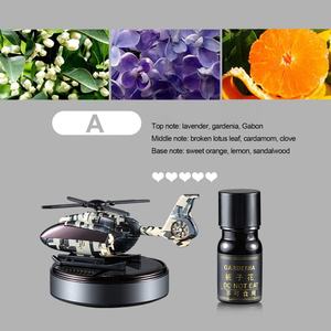 Nouvelle décoration d'aromathérapie pour voiture et avion solaire, lumière rotative sensible à la lumière, parfum solide, design magnétique, parfum automobile - Product Image 6