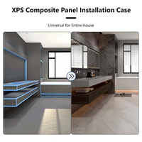 Panneau en mousse XPS tuilable, maille en fibre de verre, mortier de ciment polymère, revêtement, indice d'incendie B1, isolation murale pour usage extérieur/extérieur