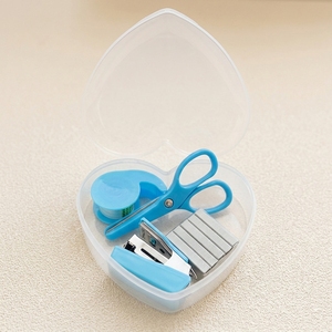 Set <span class=keywords><strong>de</strong></span> Papelería con Forma <span class=keywords><strong>de</strong></span> Corazón, Multifuncional, para Niños, Regreso a Clases, Útiles <span class=keywords><strong>Escolares</strong></span> Kawaii - Product Image 4
