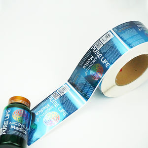 Personnaliser en vrac poudre supplément de protéines étiquette privée impression adhésive argent brillant bopp étiquettes pour bouteille - Product Image 6