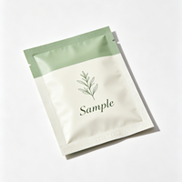 Sachets d'échantillons à trois soudures latérales en feuille d'aluminium, imprimés sur mesure avec propriétés barrière pour sérum liquide et lotion faciale, produits cosmétiques d'essai