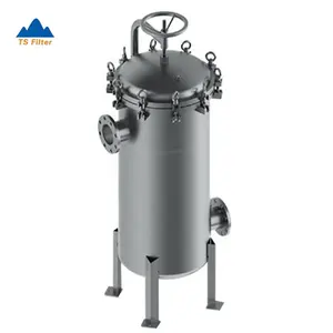 SUS304 316L Bag Filter Housing particularly suitable for large volume or high viscosity liquids