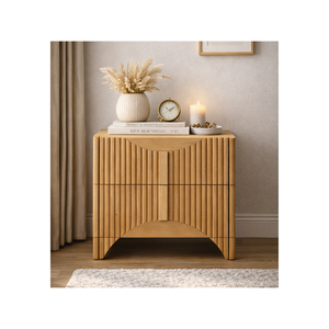 Low Moq <b>Bedside</b> Modern Design Bedroom Furniture Sustainable Oak/Pine/Acacia Solid Wood Vietnamese Supplier Factory - Product Image 1