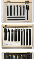 Jeu de porte-outils de tournage CNC haute précision 7/9 pièces, tailles métriques et impériales complètes 08mm 10mm 12mm 16mm 20mm 25mm 32mm