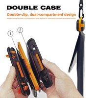 Nouveau produit 2026 : Étui étanche flottant en PVC à double compartiment pour téléphone, certifié IPX8, idéal pour le rafting, la natation et la plage en extérieur