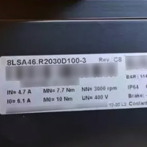 มอเตอร์ซิงโครนัส 8LSA46.R2030D100-3 ของแท้ 100% ใหม่เอี่ยม ความเร็วรอบต่อนาที - Product Image 1