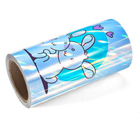 Autocollant holographique personnalisé découpé à bas prix nouveau vinyle cosmétique étanche grand autocollant adhésif étiquettes étanches conception métal