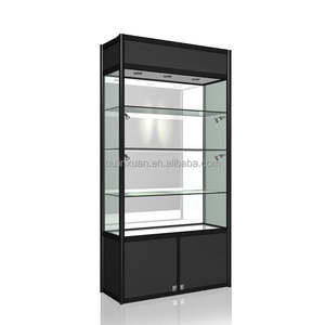 Vetrine da Terra con Ripiani in Vetro Temperato, Illuminazione LED, Espositore Chiudibile a Chiave, OEM ODM - Product Image 2