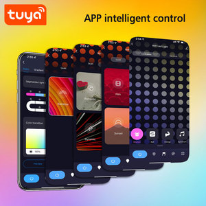 Lumière hexagonale intelligente WiFi RGBIC Tuya pour la domotique, fabriquée à Shenzhen, compatible avec <span class=keywords><strong>l</strong></span>'assistance vocale PST-HL03 - Product Image 3