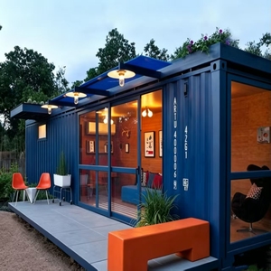 Maison conteneur préfabriquée à un étage, structure personnalisée, type chalet - Product Image 3