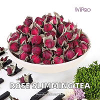 110g de bourgeons de rose séchés frais, 100% naturels, qualité alimentaire supérieure, bourgeons de rose parfumés, tisane en vrac, emballage sous vide, vente en gros