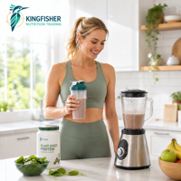 Nutrition sportive personnalisée en promotion : Boisson protéinée végétalienne à base de légumes verts, supplément nutritionnel en poudre de 1,5 lb