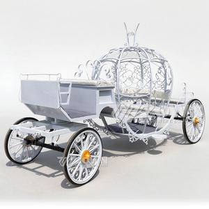 Chariot de Cendrillon Électrique Personnalisé en Forme de Citrouille à 4 Roues de Haute Qualité à Prix Abordable - Product Image 3