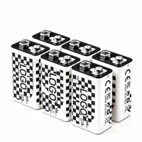 Hochleistungs Quecksilberfreie 9V Alkaline Trockenzellenbatterie für Rauchmelder OEM Individuelles Logo Großhandelslieferung
