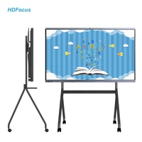 HDFocus papan pintar konferensi sekolah, Panel datar Digital interaktif 55 inci