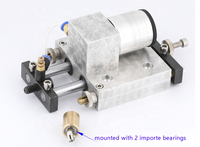 Outils de découpe de verre CNC en carbure de tungstène industriel de haute qualité, boîte à couteaux à verre cylindrique à double colonne avec coupelle à huile pour CNC