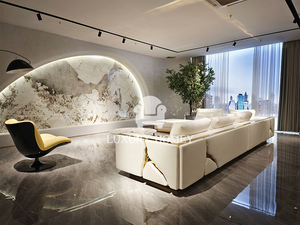 Nuovo Set di Mobili con Design Craquelé, Lussuoso Divano Moderno ed Elegante in Pelle per Villa, Acquista Mobili dalla Cina Online - Product Image 5