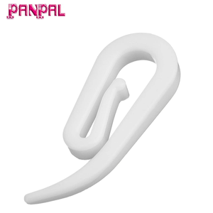 Nhà máy trực tiếp Trắng nhựa rèm móc cho rèm cửa sổ, cửa và vòi hoa sen - Product Image 3