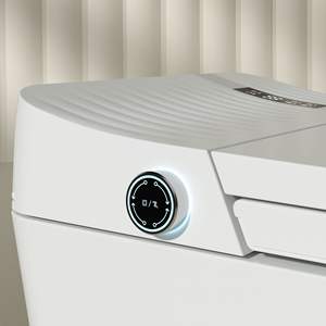 Toilette intelligente I6 à poser au sol, chasse d'eau par siphon, 3,0L-4,5L, fonctionnement automatique avec fonction d'éclairage - Product Image 5