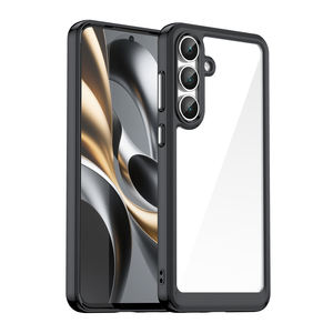 Funda de teléfono Funda para móvil Acrílico transparente y TPU suave para Galaxy S25 <span class=keywords><strong>FE</strong></span> Hard para Samsung S25 Edge Luxury 100% Fit Case - Product Image 1
