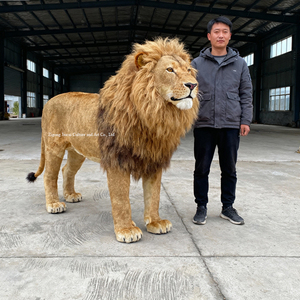 Kích thước cuộc sống sư tử mô phỏng cao Mô hình động vật hoạt hình thực tế cho công viên Chủ Đề Safari vườn thú Vương quốc-trang trí theo chủ đề - Product Image 3