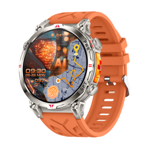 Montre intelligente unisexe, écran tactile HD AMOLED 1,56 pouce, suivi du <span class=keywords><strong>sommeil</strong></span>, répondre aux appels, moniteur <span class=keywords><strong>de</strong></span> fréquence cardiaque - Product Image 1