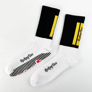 Calcetines de fútbol para hombre, venta al por mayor, muestra gratis, logotipo personalizado, rendimiento, deportes, antideslizantes - Product Image 2
