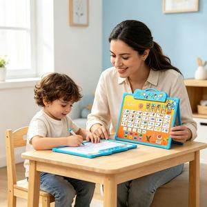 Tablero Electrónico de Aprendizaje del <span class=keywords><strong>Alfabeto</strong></span> Árabe en Plástico, con Sonido Interactivo al Tacto, para Niños de 3 a 6 Años, Juguete Educativo Temprano - Product Image 4