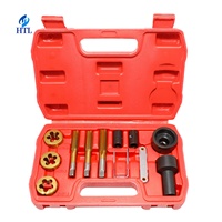 Set Perkakas Tap dan Die HTL untuk Mur Roda, Baut & Stud M12X 1.25mm M12X 1.5mm M14X 1.5mm Aplikasi Universal