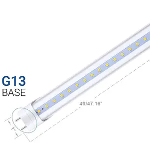60cm 120cm 2ft 4ft LED-Röhren Gehäuse Leuchte 18w Integrierte T5 T8 LED-Röhre LED-Röhren licht Linear licht