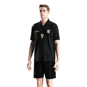 เสื้อฟุตบอลแบบพับได้ที่ออกแบบมาด้วยผ้าควบคุมความชื้นและทรงเข้ารูปเพื่อความสบายในวันแข่งขัน - Product Image 2