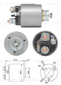 Solénoïde de démarreur de voiture KD SOLENOID 665-0490 <span class=keywords><strong>pour</strong></span> <span class=keywords><strong>CITROEN</strong></span> <span class=keywords><strong>pour</strong></span> PEUGEOT <span class=keywords><strong>pour</strong></span> AX <span class=keywords><strong>pour</strong></span> Acadiane - Product Image 2