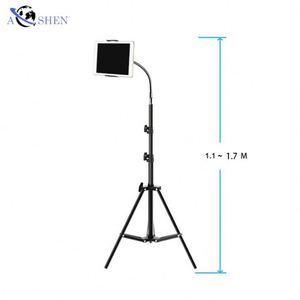 Adjustable 1.6M Long Arm <b>Stand</b> Mobilephone Tripod Floor <b>Stand</b> for iPad Cellphone <b>Tablet</b> - Product Image 1