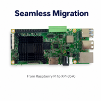 RK3576J Hailo-8 AI SBC Alternatif Raspberry Pi 26 TOPS Edge AI 16GB RAM 128GB EMMC MIPI CSI Komputer Visi Gerbang Cerdas