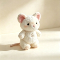 Boneka Tikus Desain Kustom ODM dengan Kain Plush Super Lembut Isian Kapas PP Harga Murah-Grosir Hadiah Promosi Penghibur