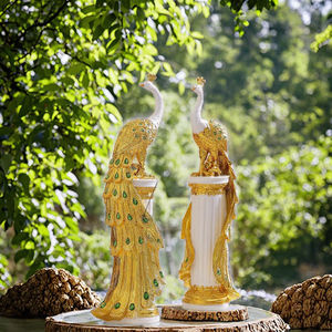 Creatieve DUTACK hars pauw ornamenten (giettechniek) buitensculptuur voor de tuin - Product Image 3