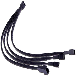 Séparateur de ventilateur <span class=keywords><strong>PWM</strong></span> à 4 broches, 3 broches, alimentation de refroidissement, CPU, câble d'alimentation pour ordinateur, PC - Product Image 5