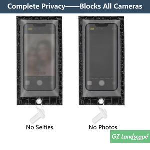 Bolso para teléfono móvil con bloqueo de cámara de cuero PU sin foto para eventos de boda personalizado - Product Image 4