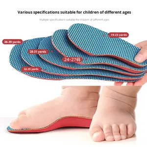 BORDER for TRAVELER Orthopädische Baumwoll-Einlegesohlen für Plattfüße, Hohe Fußgewölbeunterstützung, Stoßdämpfend, Atmungsaktiv, Unisex, für Kinder, zur Verbesserung der Beinstellung - Product Image 5