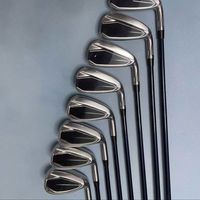 Ensemble de fers de golf pour droitiers en acier inoxydable, résistants à l'eau, forgés, clubs 5-9PAS avec accessoires de golf